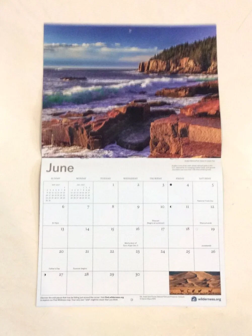 2027 The Wilderness Society 16-Month Wall Calendar Animals/Nature/Photography